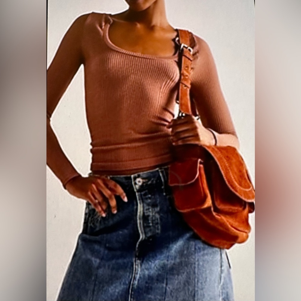 Intimately Free People Clean Slate Seamless Layering Tee